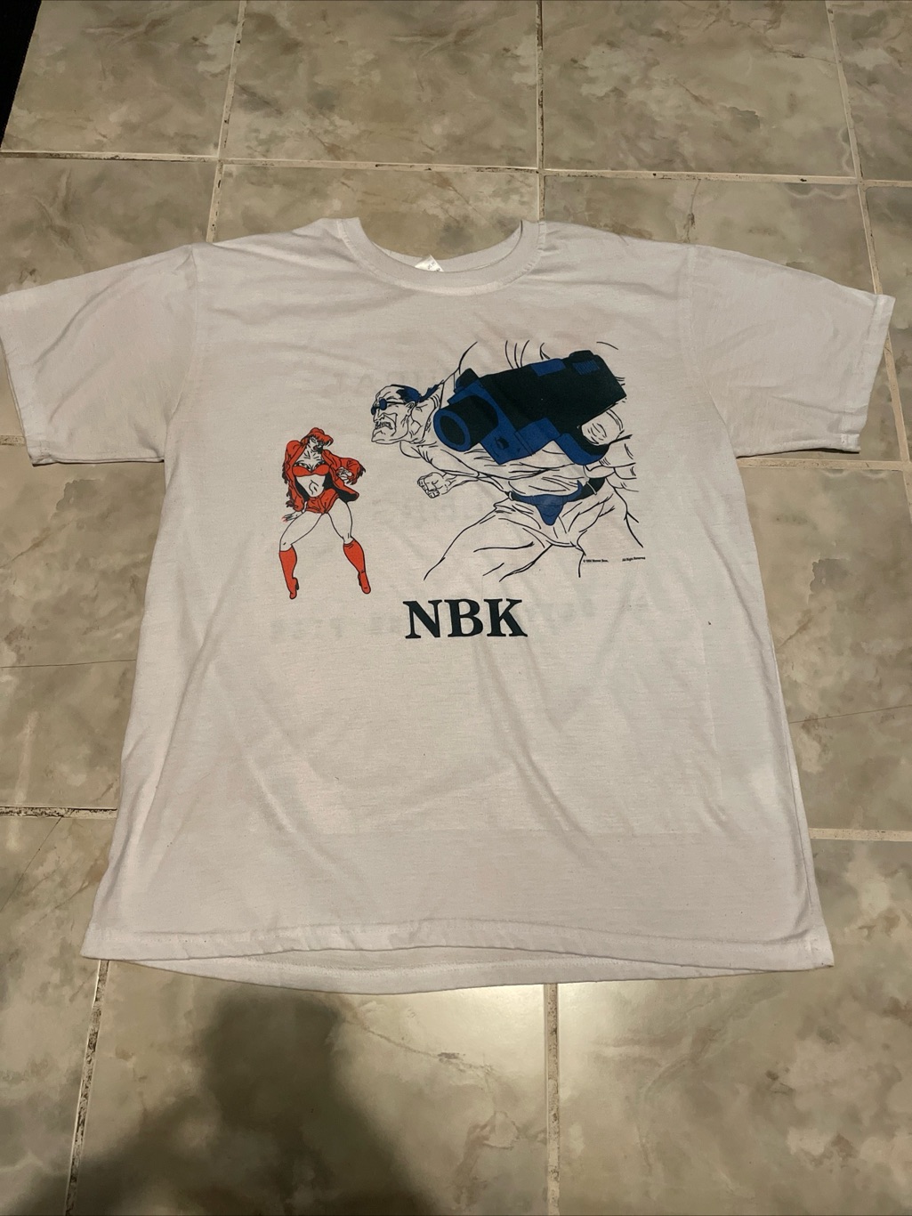 Vintage 90s 1994 Natural Born Killers Anime T-Shirt Sl Movie Tee Y2k